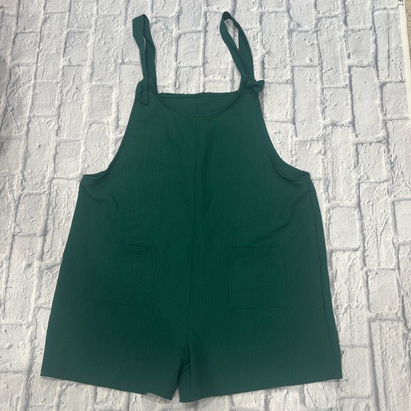 Green Short Overalls - Picture 1 of 6